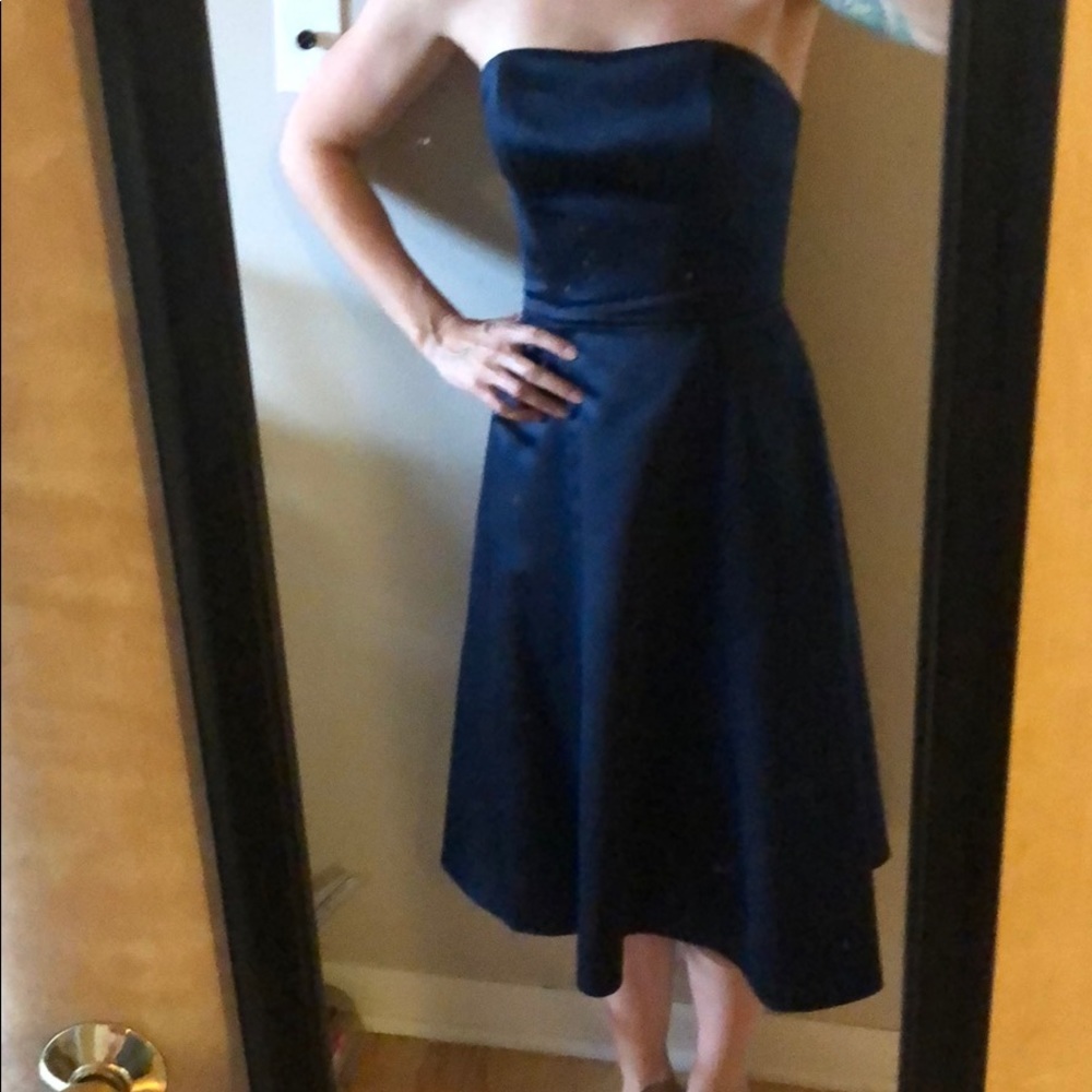 Navy Da Vinci dress